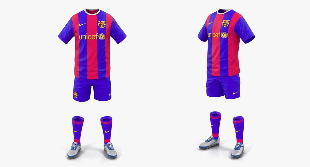 3D Soccer Uniforms Collection 2 model