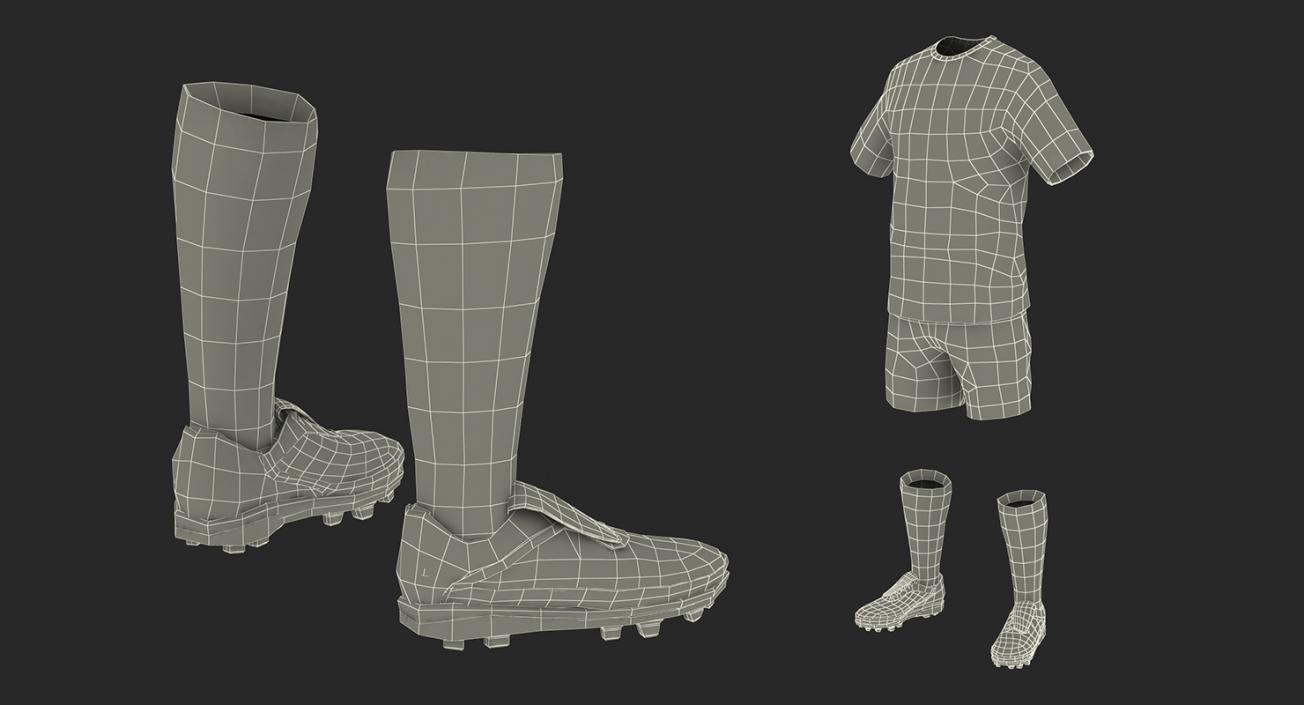 3D Soccer Uniforms Collection 2 model