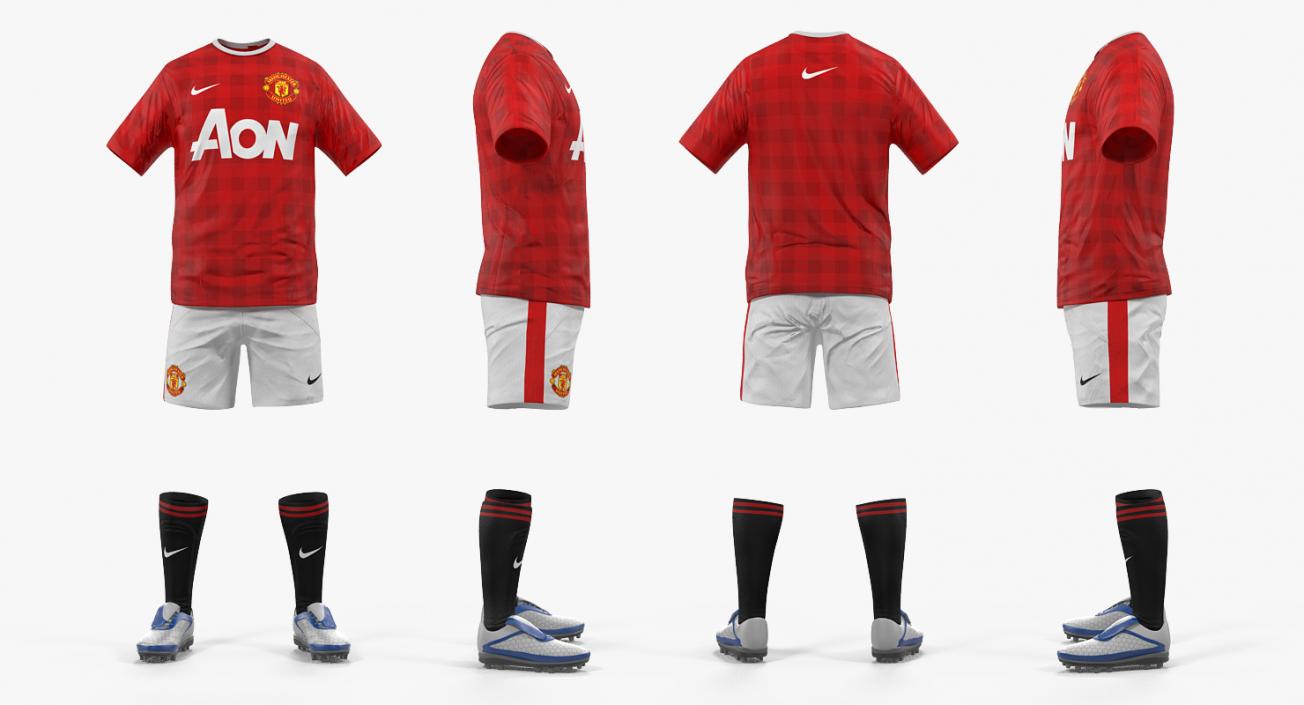 3D Soccer Uniforms Collection 2 model