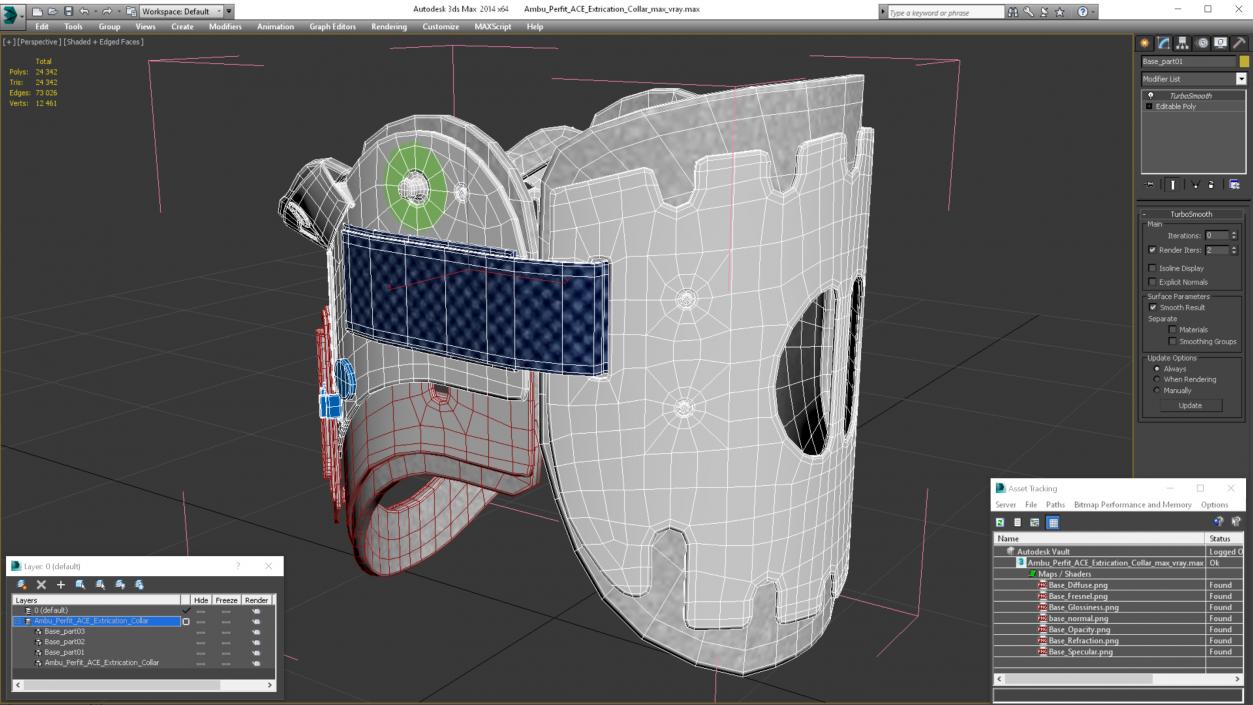 Ambu Perfit ACE Extrication Collar 3D model