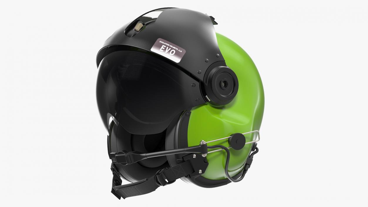 Evolution 252 Flight Helmet 3D