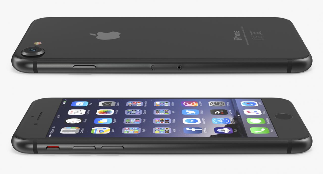 iPhone 8 Black 3D model