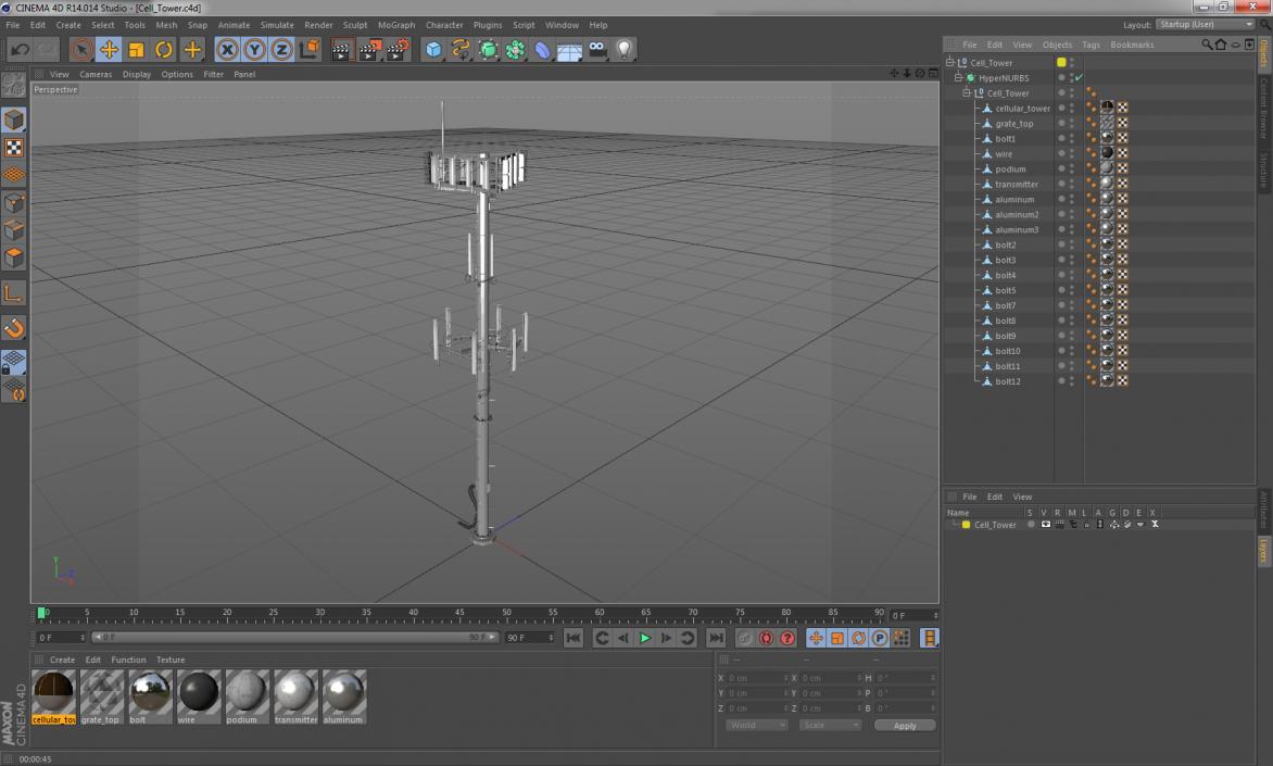 3D model Cell Tower