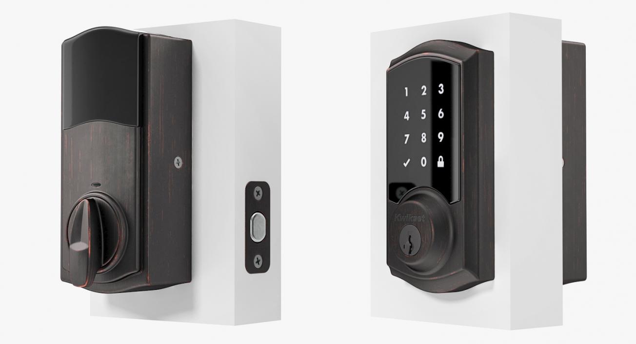 3D Smart Lock Kwikset model