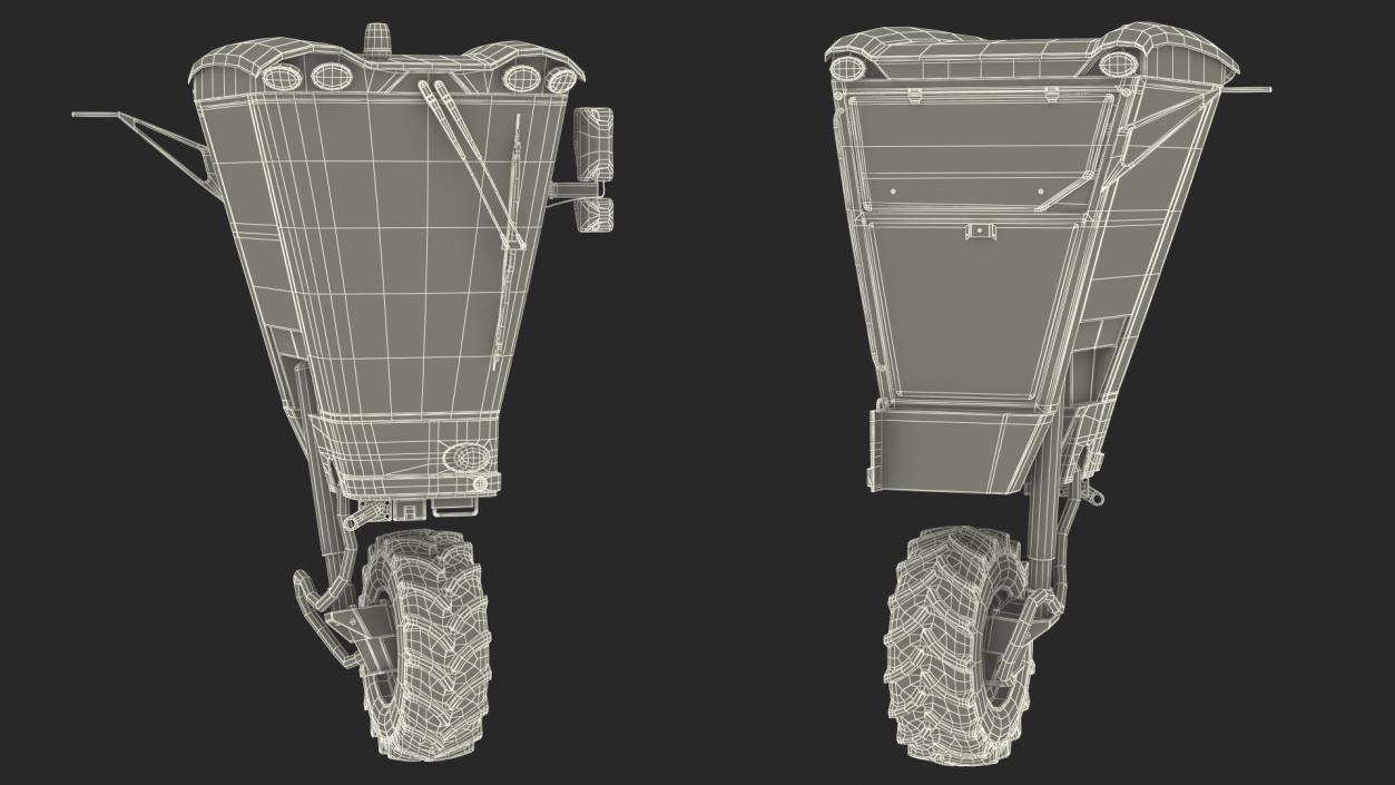 BRAUD 9090X Harvester Cabin 3D