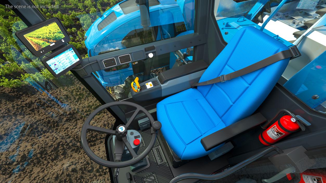 BRAUD 9090X Harvester Cabin 3D