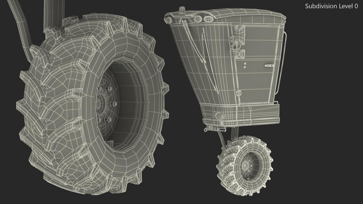 BRAUD 9090X Harvester Cabin 3D