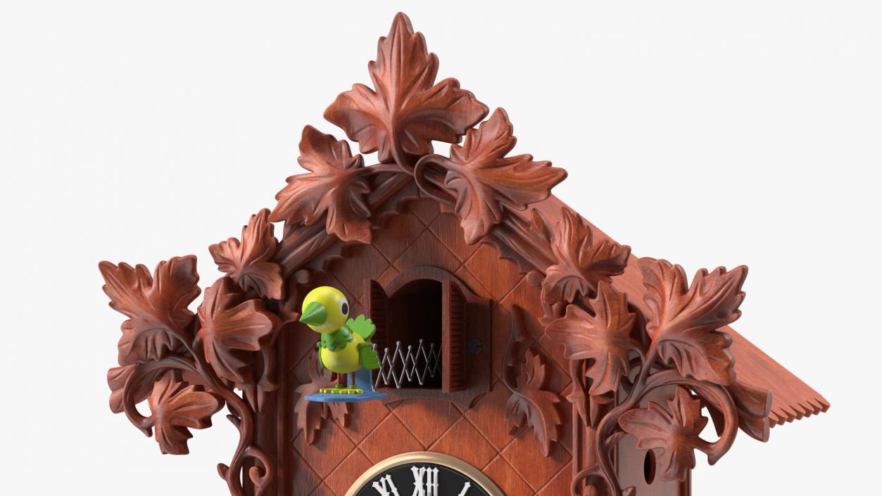 3D Rigged Cuckoo Clocks Collection