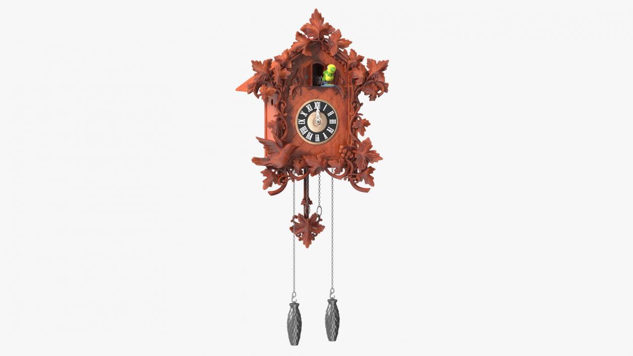 3D Rigged Cuckoo Clocks Collection