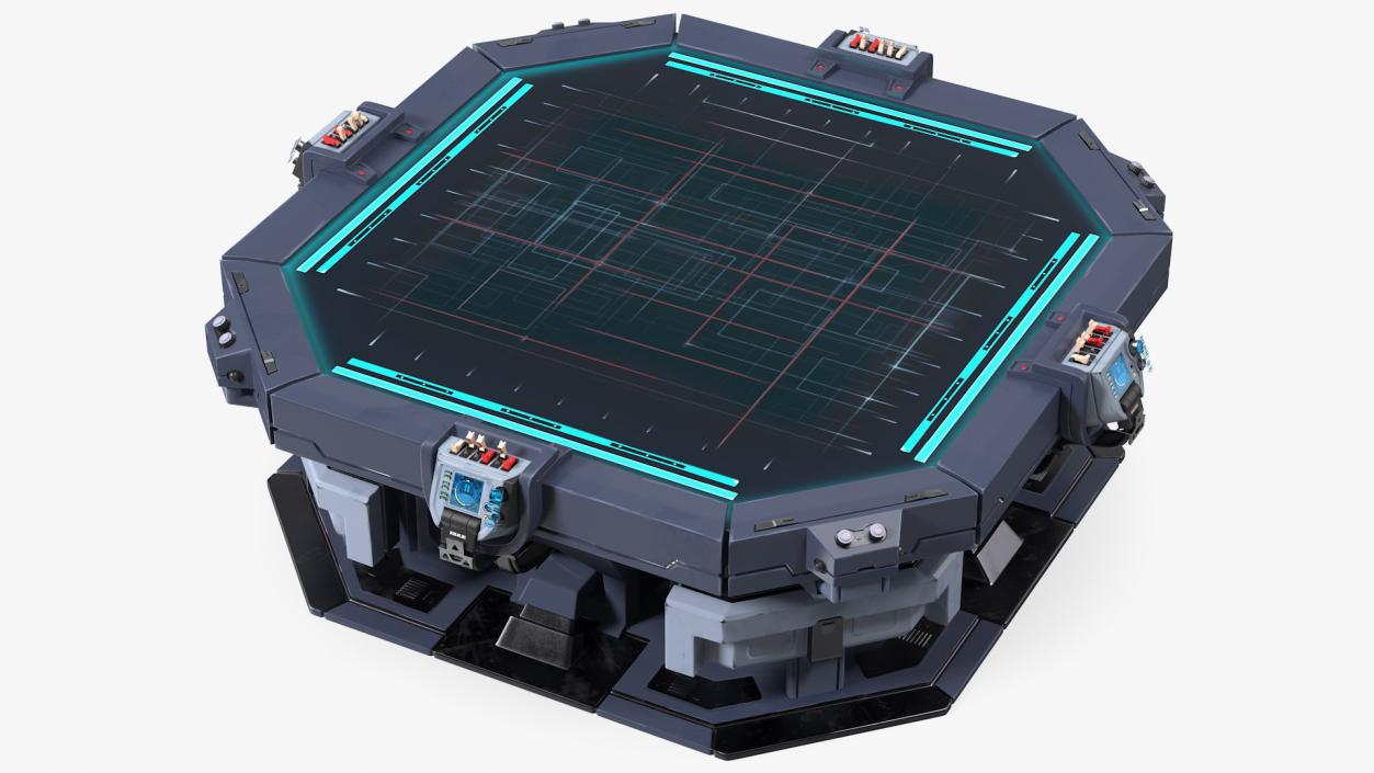 Hologram Table 3D model