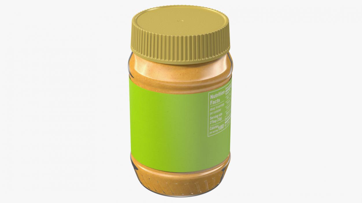 3D model Creamy Peanut Butter