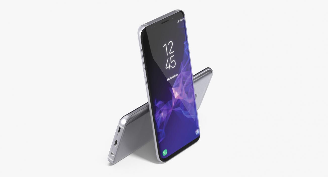 3D Samsung Galaxy S9 Titanium Gray