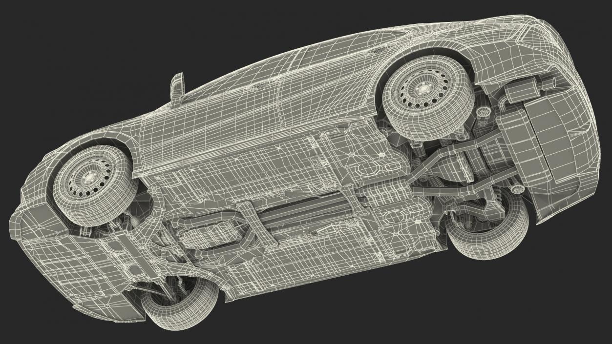 Wheel Alignment Equipment with Car 3D model