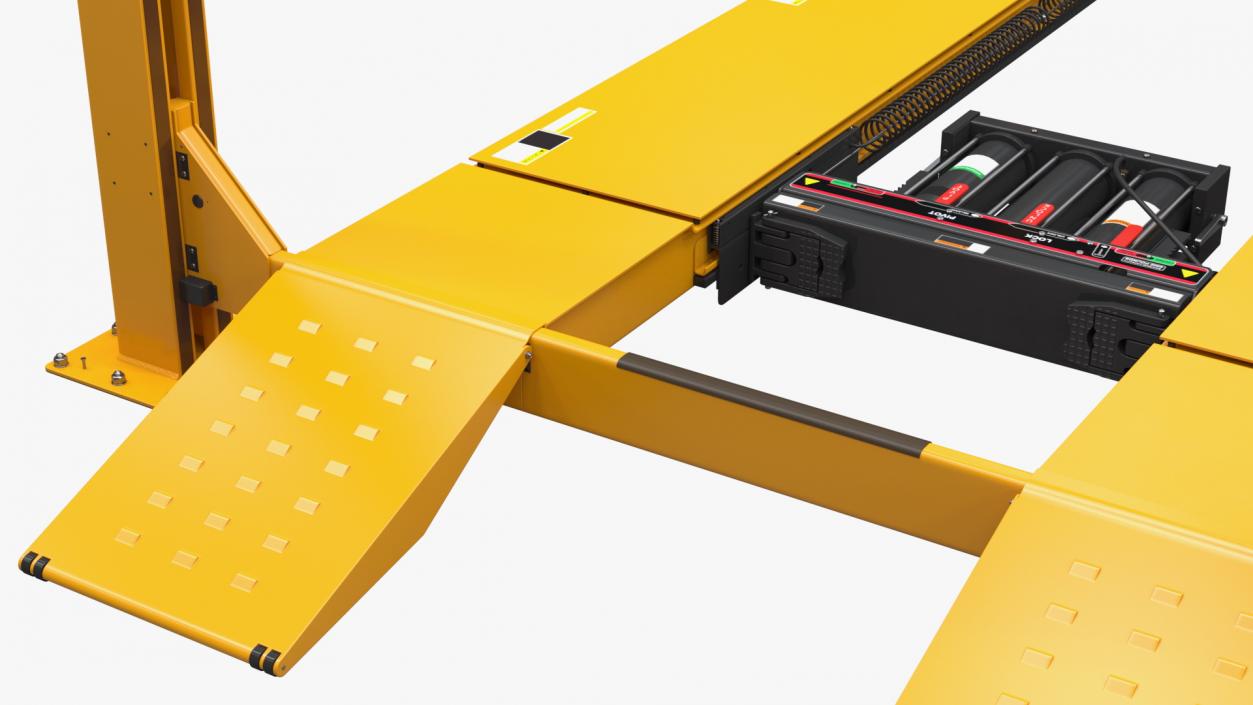 Wheel Alignment Equipment with Car 3D model