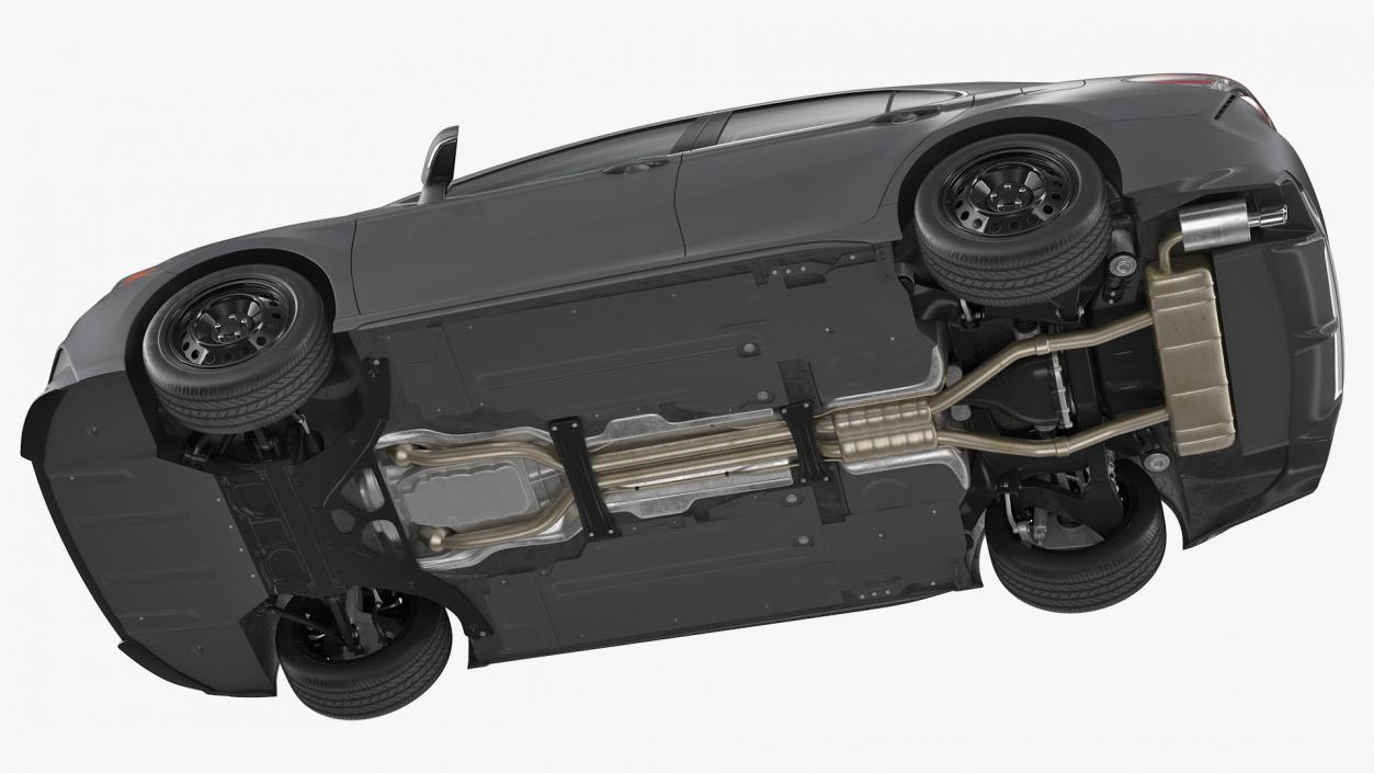 Wheel Alignment Equipment with Car 3D model