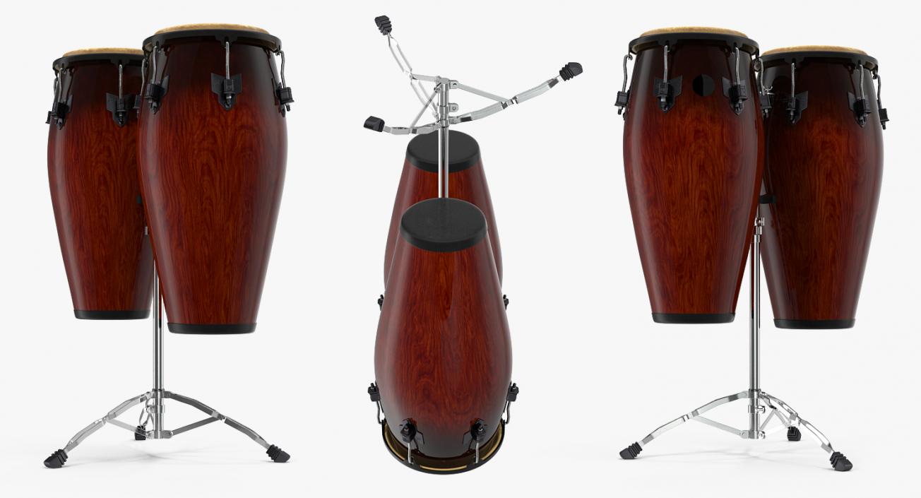 3D model Conga Dark Wood