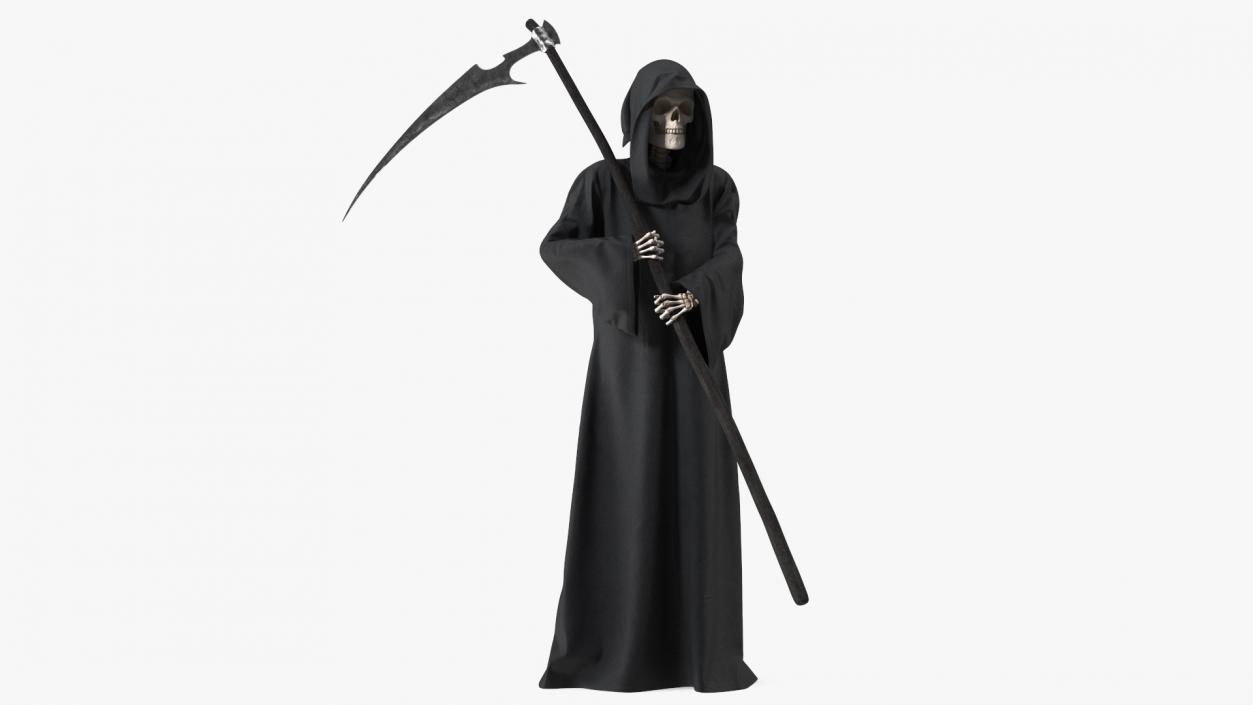 Death Holding a Scythe 3D