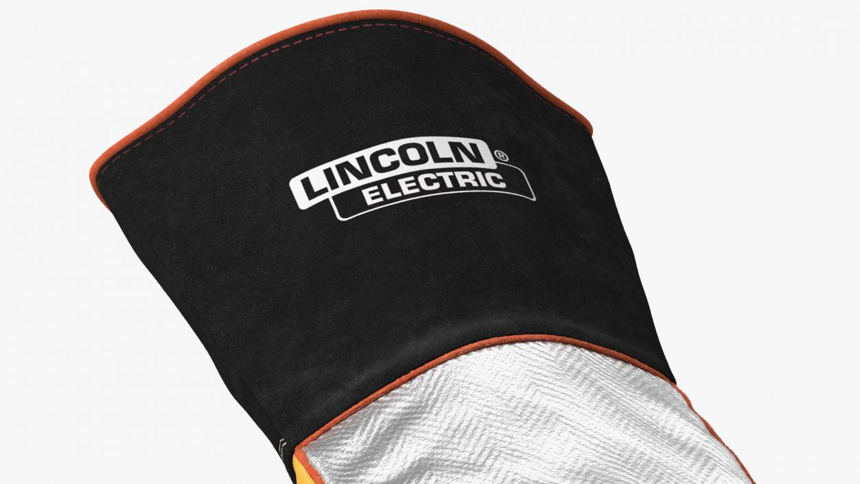 Lincoln Electric Reflective Heat Resistant Welding Gloves 3D