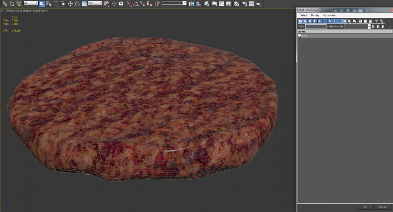 Burger Patty 3D