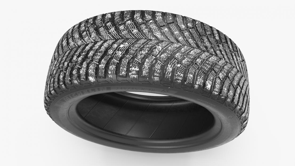 Snow Michelin Winter Spikes-Tire 3D