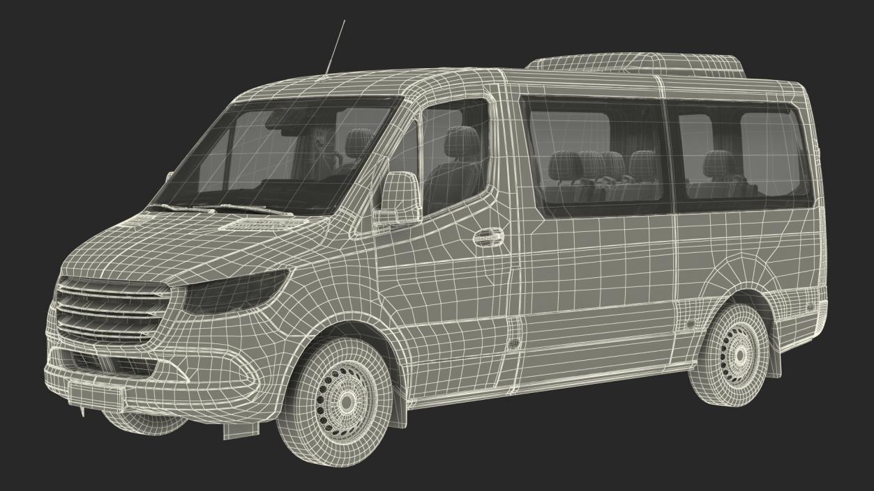 3D model Executive Van Rigged