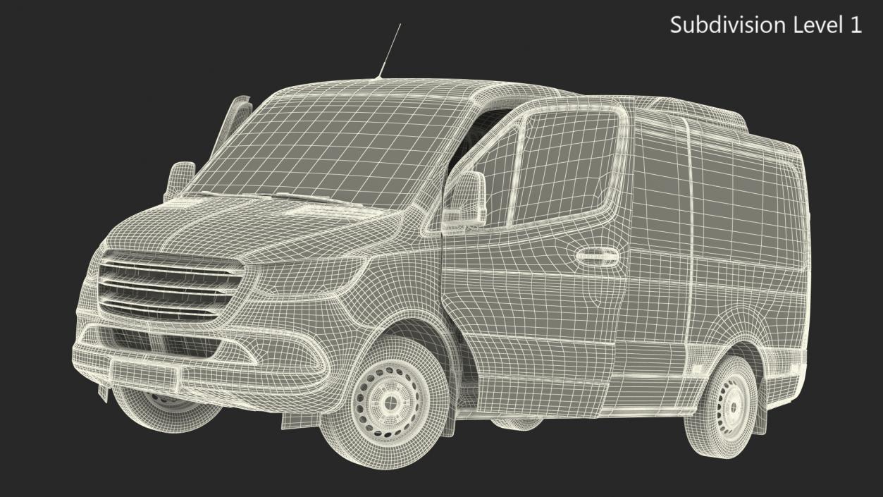 3D model Executive Van Rigged