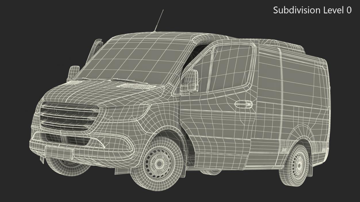 3D model Executive Van Rigged