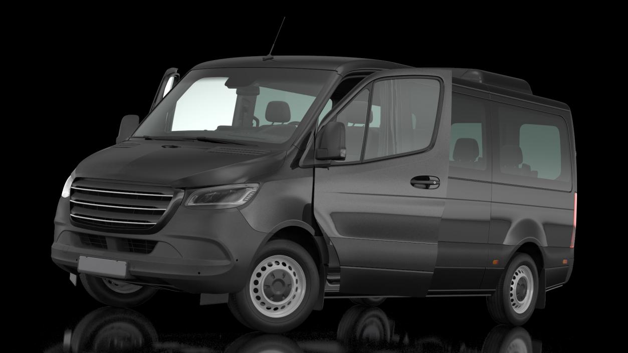 3D model Executive Van Rigged