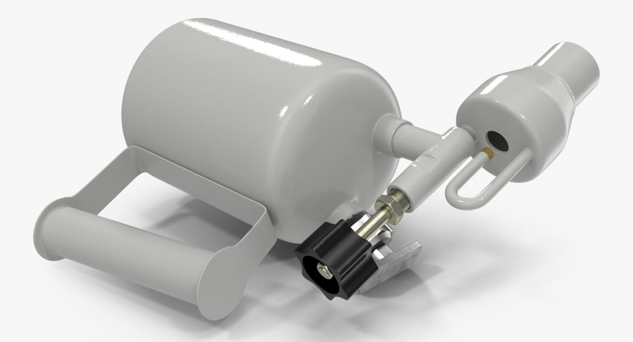 3D Gasoline Blowtorch Lamp model