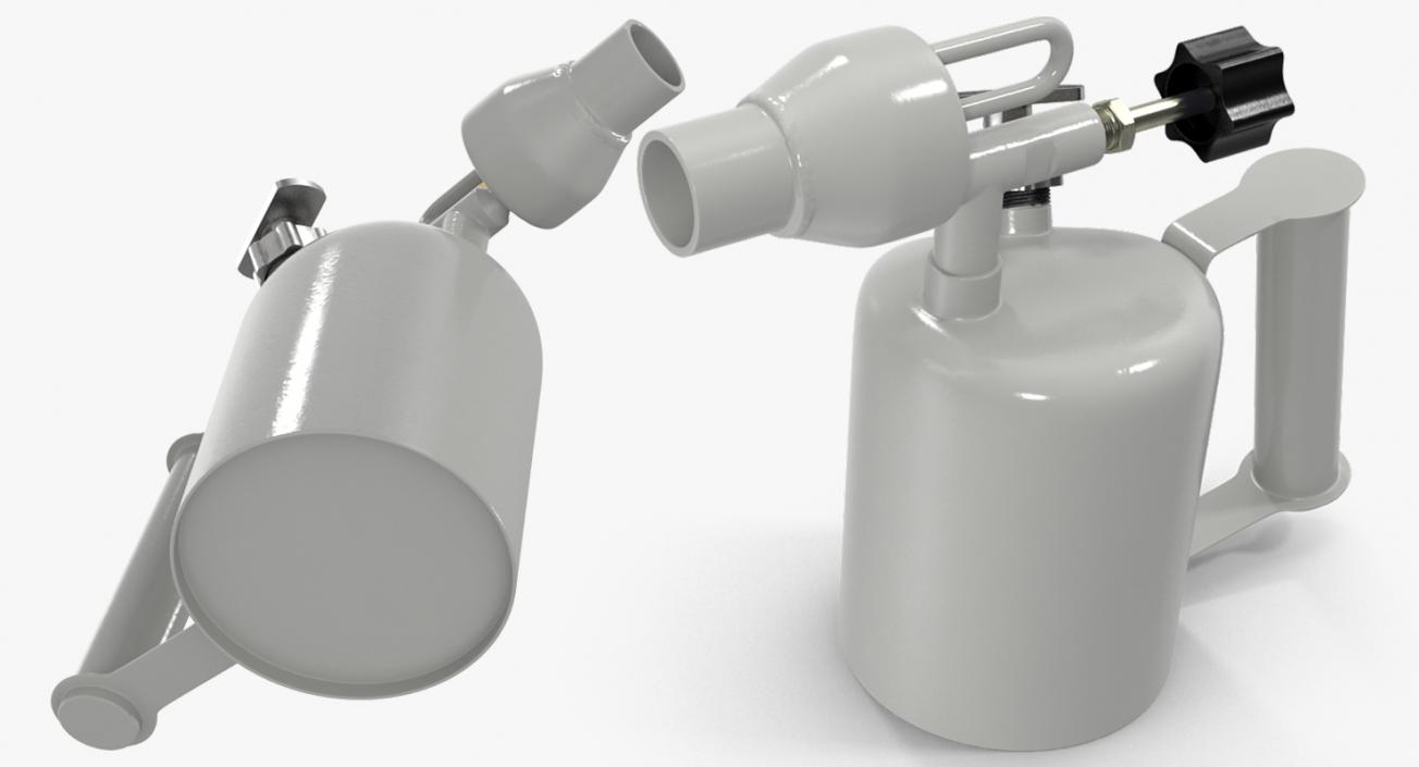 3D Gasoline Blowtorch Lamp model