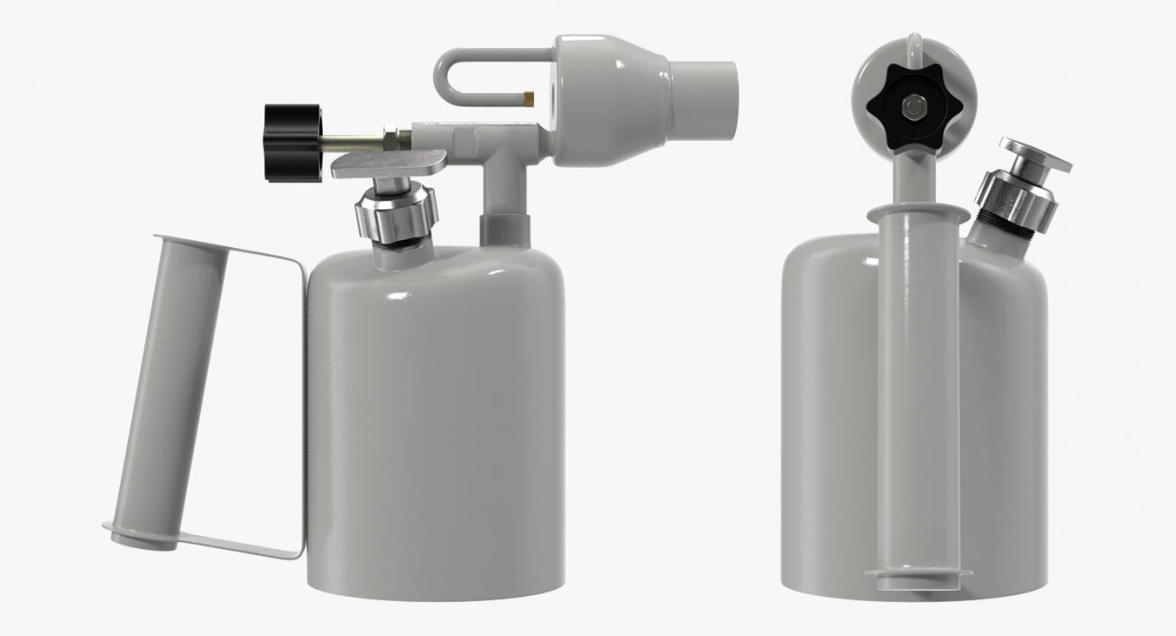 3D Gasoline Blowtorch Lamp model