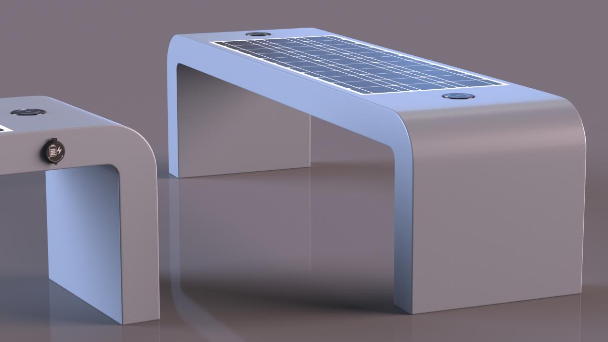 Smart Benches Collection 3D model