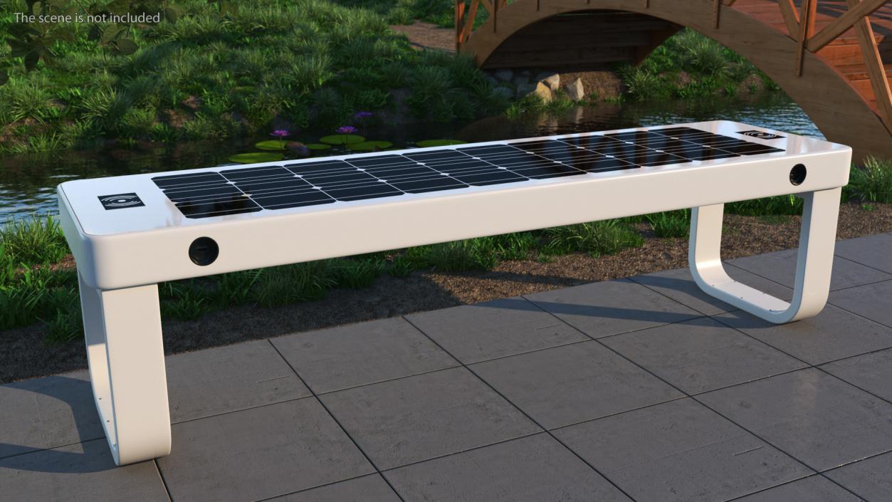 Smart Benches Collection 3D model