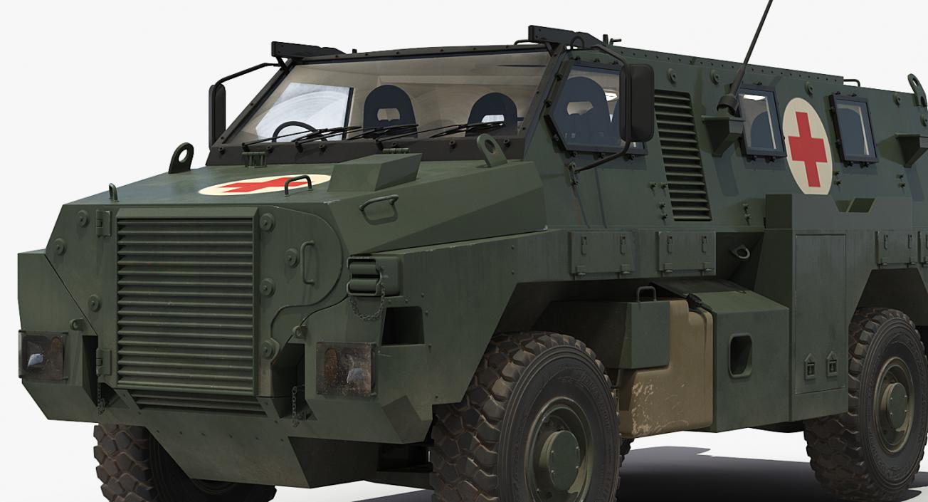 Military Ambulance Collection 3D model