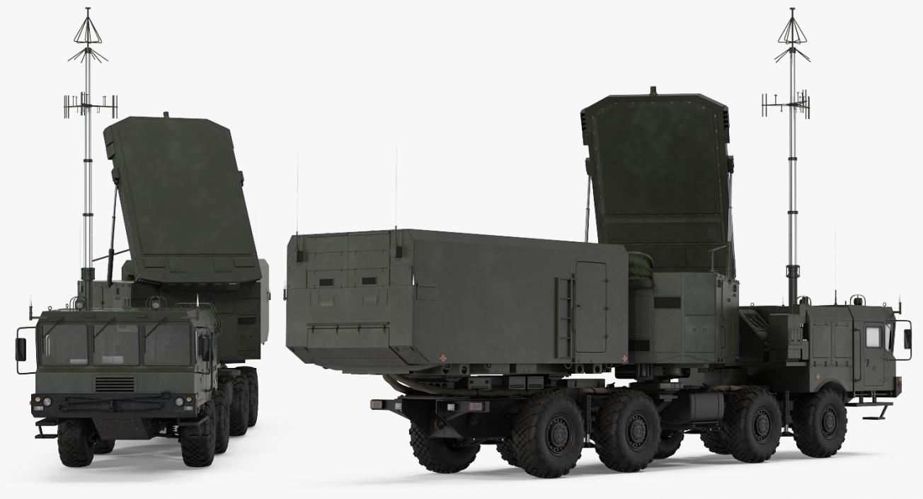 S-400 Triumf Battle Position Collection 3D model