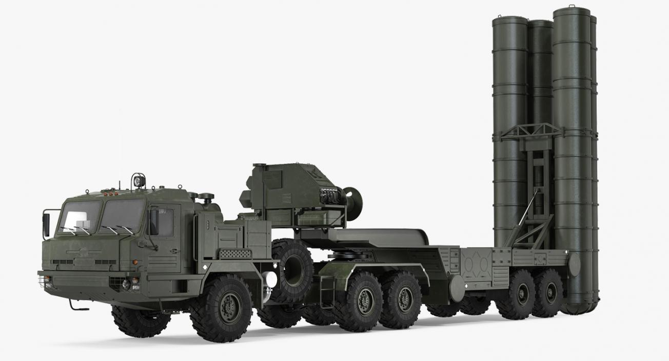 S-400 Triumf Battle Position Collection 3D model