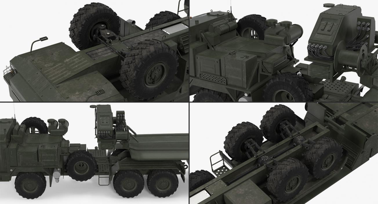 S-400 Triumf Battle Position Collection 3D model