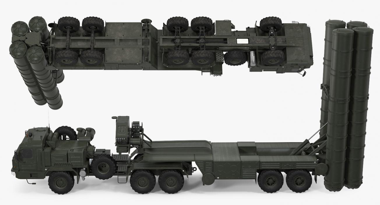 S-400 Triumf Battle Position Collection 3D model