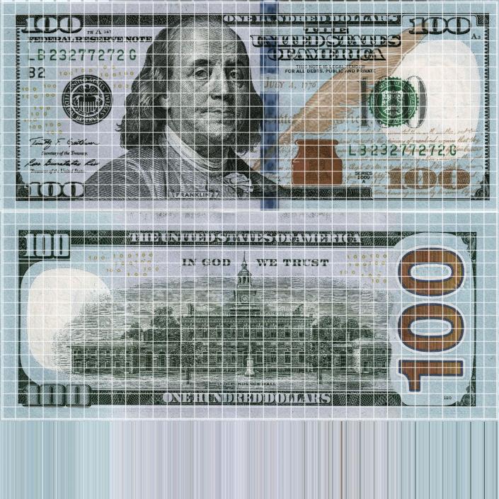 3D model Chained Dollars