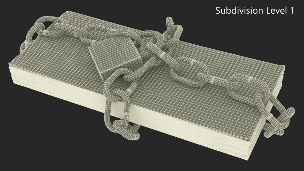 3D model Chained Dollars