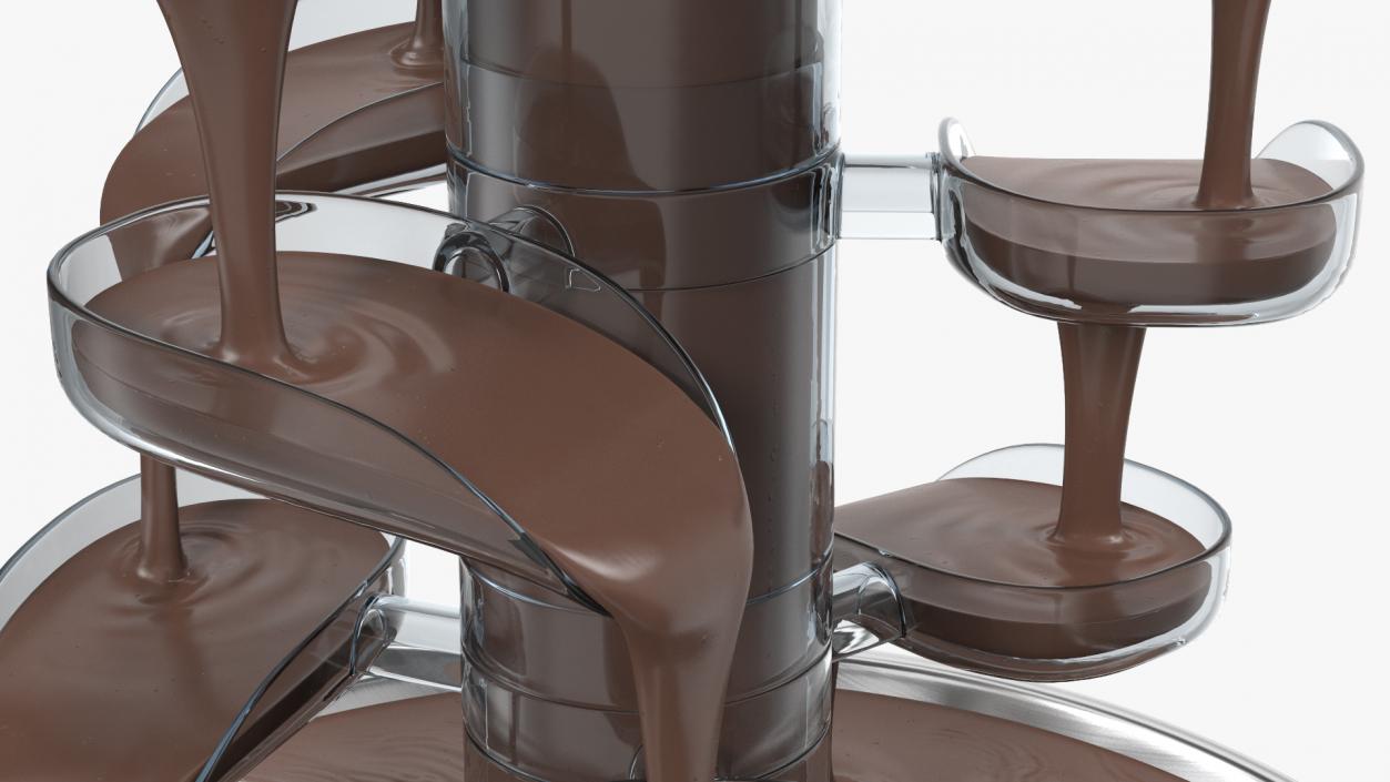 3D Cascading Chocolate Fountain Machine