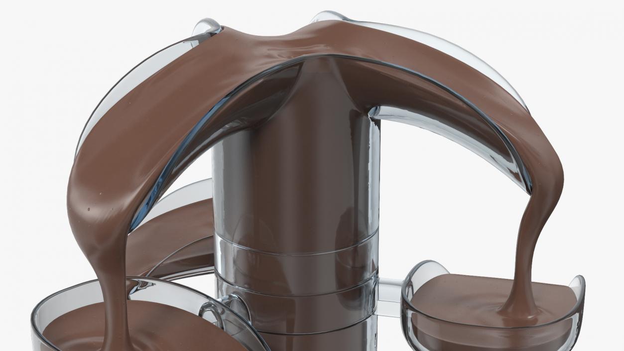 3D Cascading Chocolate Fountain Machine