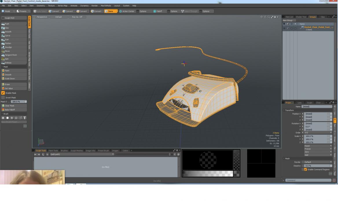 3D Dental Chair Pedal Foot Control