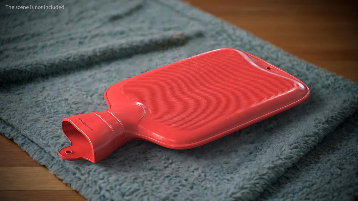 3D Rubber Hot Water Bottle model