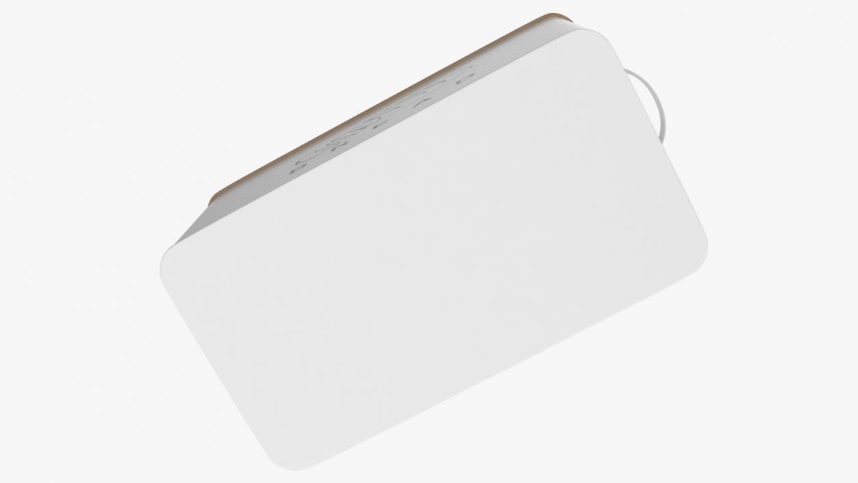 Kitchen Bread Box White Small 3D model