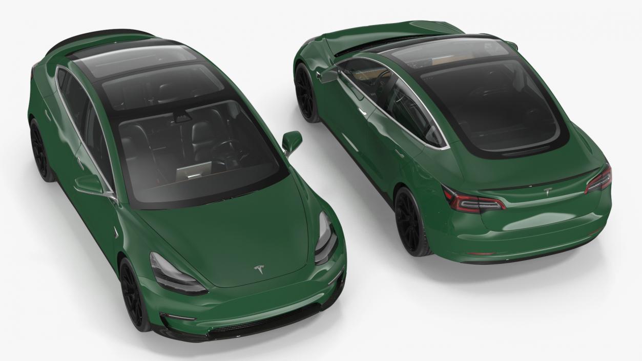 3D model Tesla Model 3 Carbon Fiber Sport Package