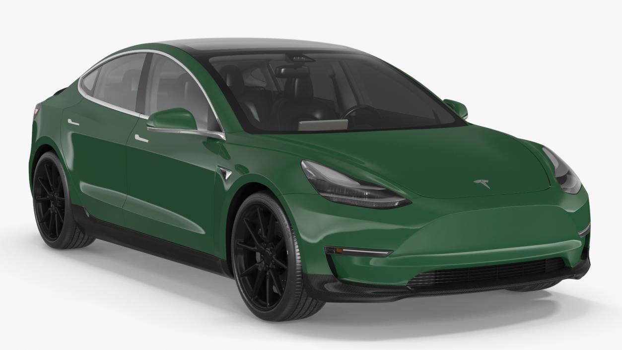 3D model Tesla Model 3 Carbon Fiber Sport Package