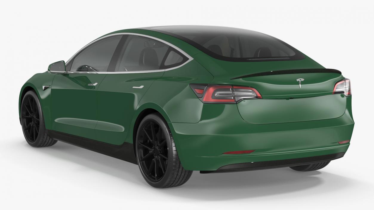 3D model Tesla Model 3 Carbon Fiber Sport Package