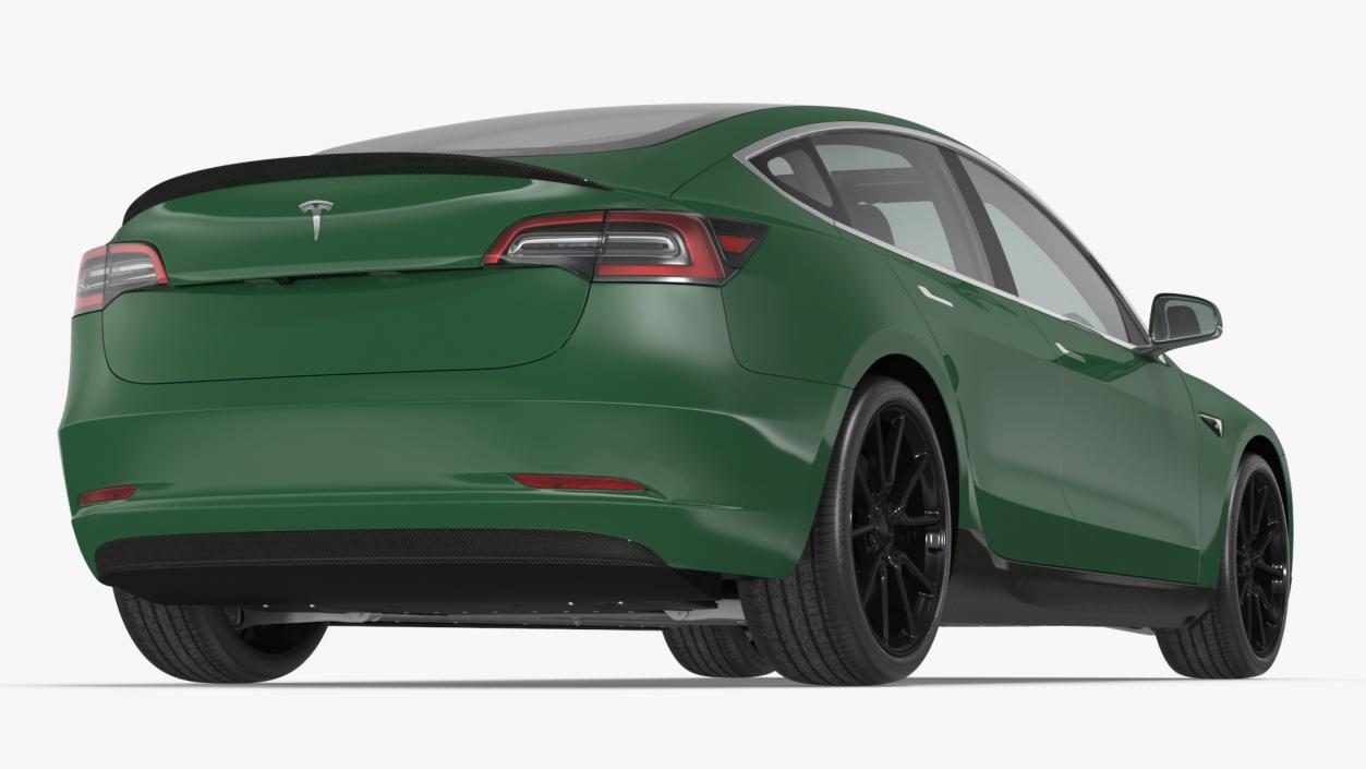 3D model Tesla Model 3 Carbon Fiber Sport Package