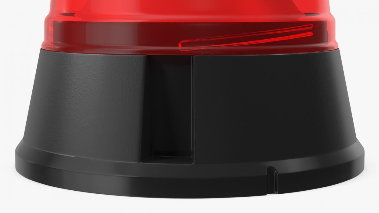 3D Flashing Rotating Beacon Red model